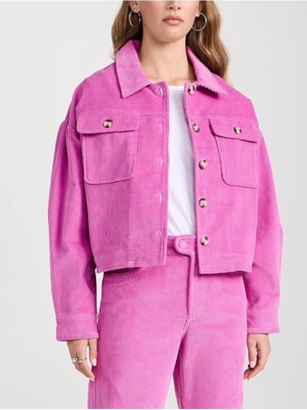 Xirena Tobin Jacket in Pink Corduroy
